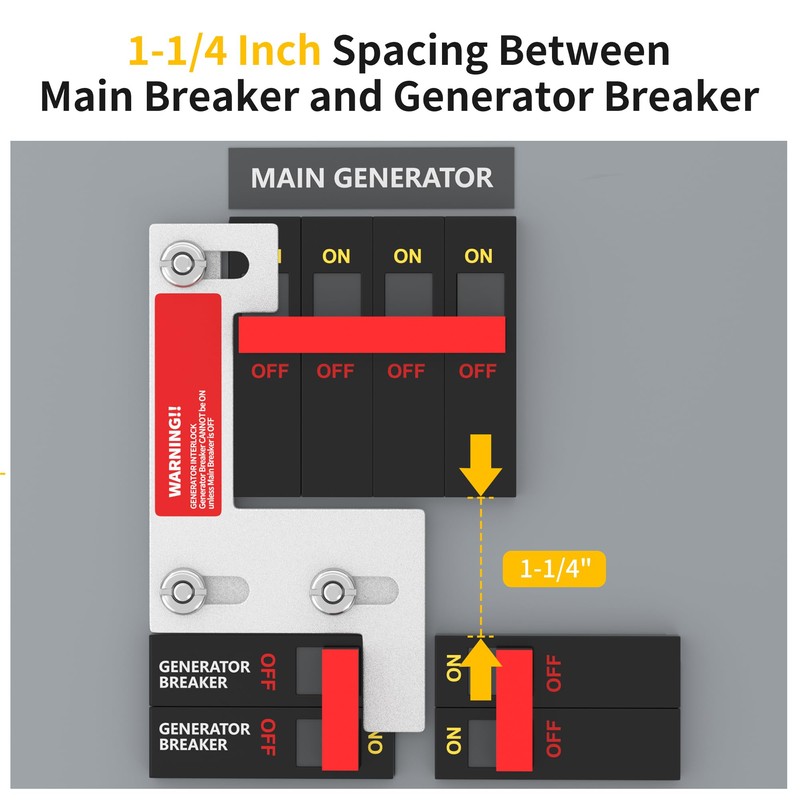Joinfworld Generator Interlock Kit Compatible with ITE, Murray, Gould, Thomas,
