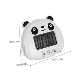 Mikinona Cute Panda Digital Countdown Timer 99 Kitchen Cooking Baking Timer for Boys and Girls Families