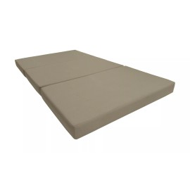 Danfuton Twin Trifold Foam Bed, Shikibuton, Sleepover Ottoman Mattress 4x39x 75 Tan