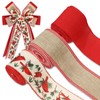 JarThenaAMCS Christmas Wired Edge Ribbons 30 Yard Red Cardinal Bird