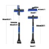 Extendable Snow Brush & Ice Scraper for Car Windshield –
