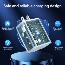 Dayaoncy Dayaoncy Compatible with iPhone Charger Fast Charging, 20W USB C Wall Charger with 3Pack 10FT USB C to Lightning Cable, Phone Cable Fast Charging Compatible withi Phone 14/13/12/12 Pro Max/11