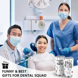 Gtdodcsd Dental Assistant Gifts for Women, Dental Assistant Appreciation Gift Tumbler 20Oz, Dental Assistant Week Gifts, Dental Gifts for Coworkers, Dental Hygienist Gift
