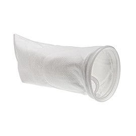 vhbw Universal Aquarium Pool Filter Sock Skimmer Filter Bag Polyethylene 18x45cm 100 Micron White