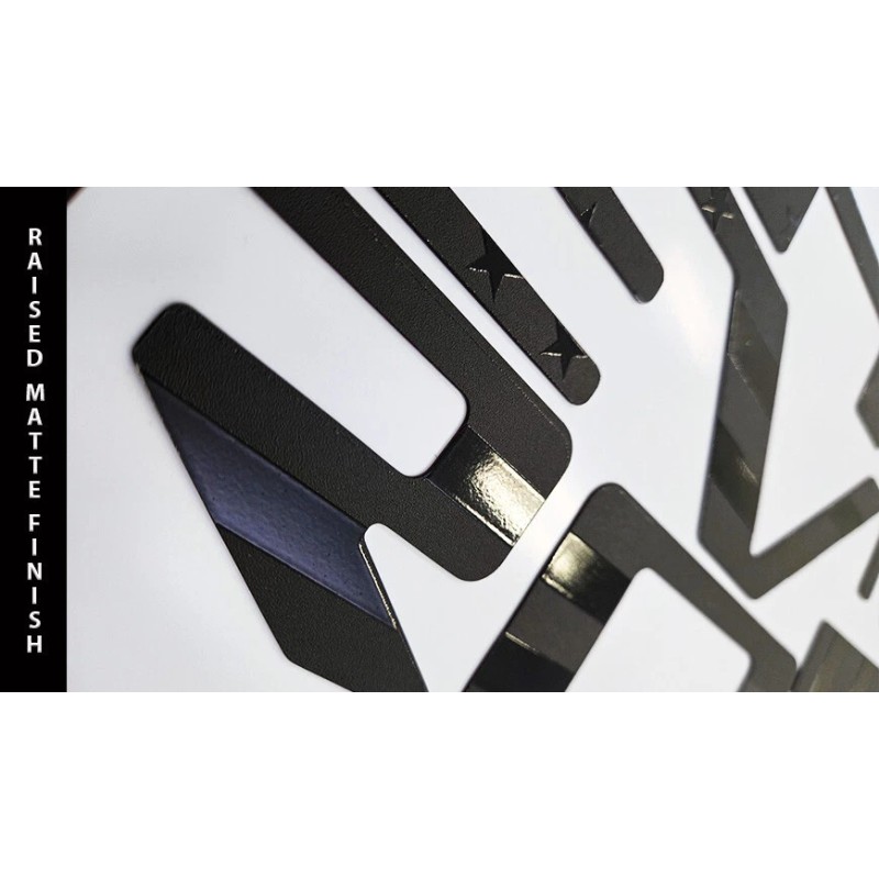 AUTOCARIMAGE Tailgate raised letters fits SILVERADO 2019 2024 2025 GLOSSY