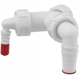 Alcaplast P149Z Double Port G1"/8-23 with Flaps