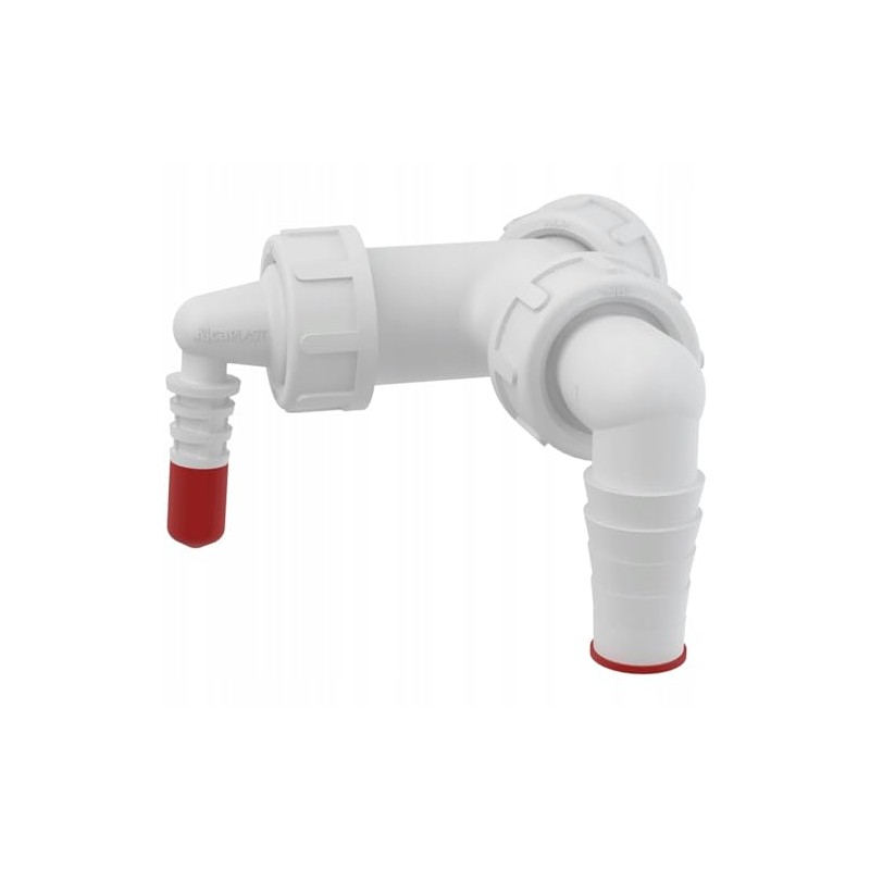 Alcaplast P149Z Double Port G1"/8-23 with Flaps