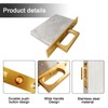 Recessed Finger Flush Pulls with Edge Pull - Suitable for
