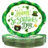 Fancy Land 30 Pcs St Patrick’s day Oval Paper Plates