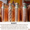BLIXIFY BLIXIFY Copper Water Bottle (34oz/1000ml) Handcrafted Ayurvedic 100% Pure