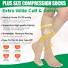 Compression Socks, 20-30 mmHg Graduated Knee-Hi Compression Stockings for Unisex,