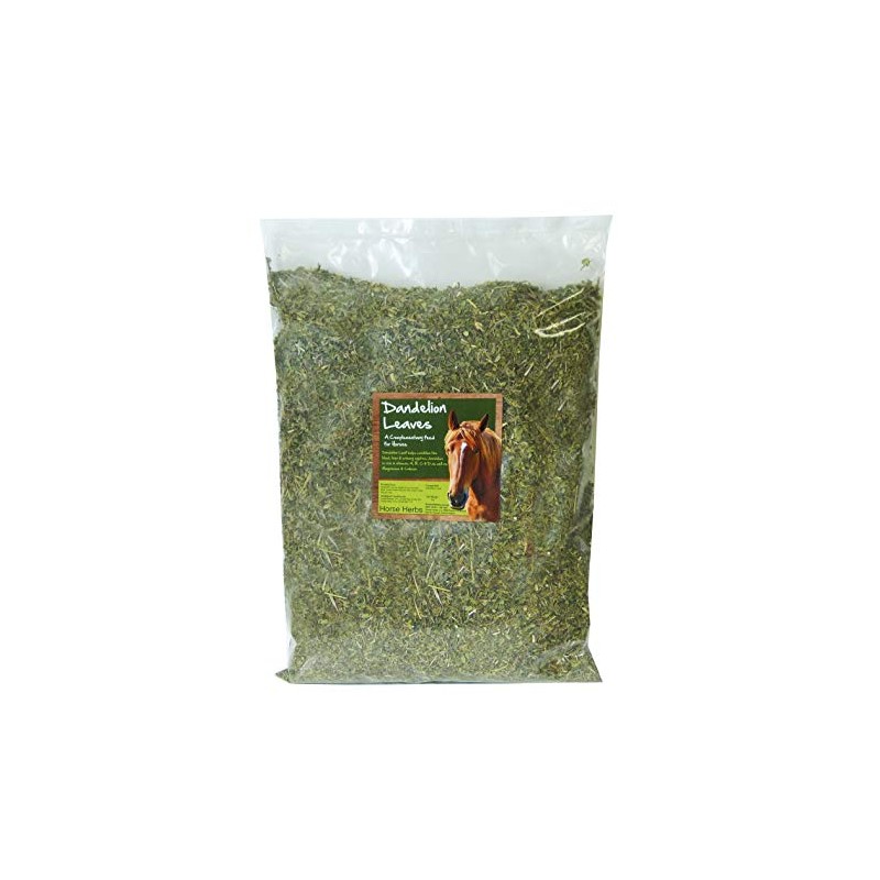 Horse Herbs Dandelion Leaves Cut - Natural Feed Supplement for
