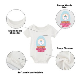 YSCULBUTOL Baby Twins Bodysuit Drinking Buddies Baby Shower Twin Boy Girl Matching Outfits Baby Triplets Set(white2 6m)