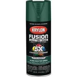Fusion 6-Krylon Fusion All-In-One Gloss Spray Paint & Primer, Hunter Green