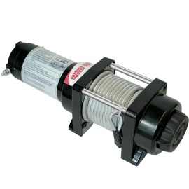 4000LBS 1.8T Wireless Remote Control Electric Winch 12V 24V Waterproof Off Road Recovery Winch With Synthetic RopeLoad Capacity: 4000lb
