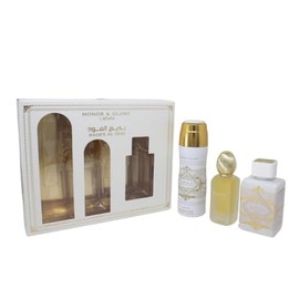 Lattafa Badee Al Oud Honor & Glory 3.4 Edp M+1.7 Hair Mist+6.7 Body/Spray (128612)