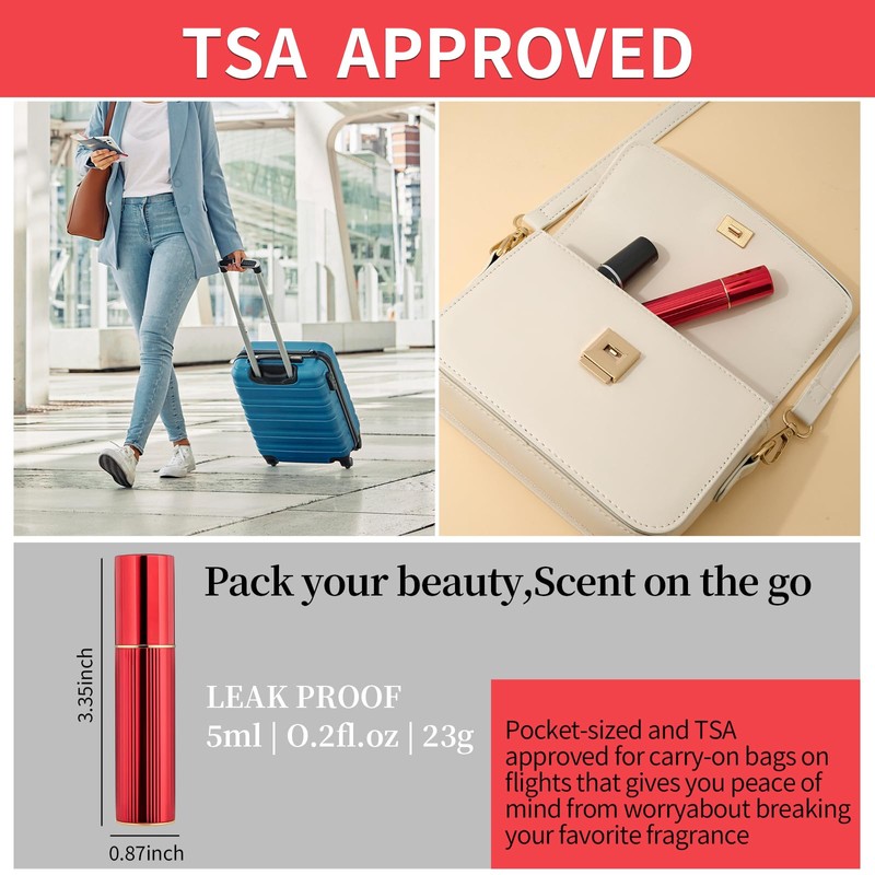 Mini Atomizer Sprayer For Perfume, Empty Travel Cologne Perfume Bottle