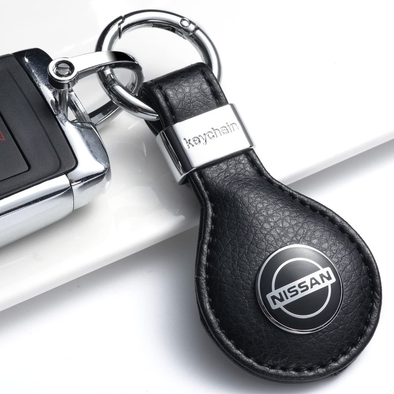 2 Packs Car Keychain Keyring for Nissan Qashqai Versa Sentra