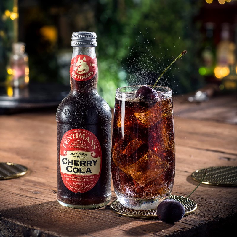 Fentimans Sparkling Cherry Cola - Cherry Soda, Soft Drink, Craft