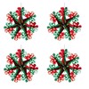 Widdle Wonderland Green/Red Christmas 2 Tone Foil Ceiling Decorations -