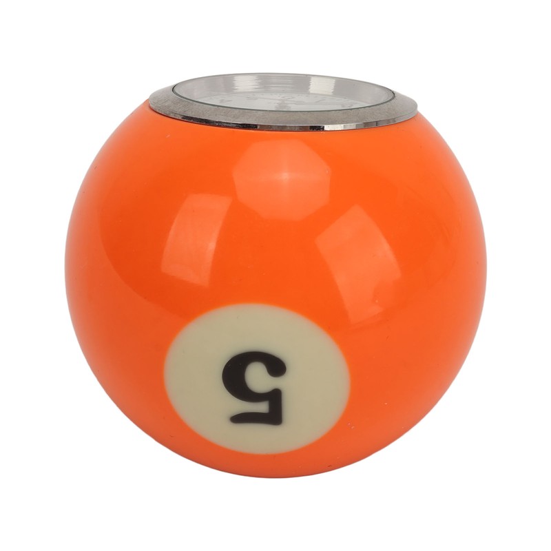 Ball Shape Table Clock Billiards Ball Clock Resin Accurate Decorative