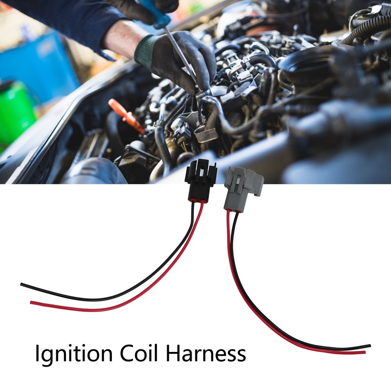2 Pcs Ignition Coil Harness Wiring Connector Plug for Corvette