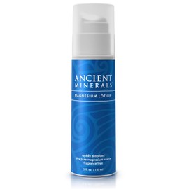 Ancient Minerals Magnesium Lotion 5 oz. - Pure Genuine Zechstein Magnesium Chloride Supplement - Best for Topical Skin Application on Sensitive Skin