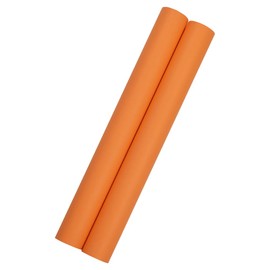 JAM Paper Gift Wrap - Matte Wrapping Paper - 52.6 Sq Ft Total (17 in x 18 Ft Each) - Matte Orange - 2 Rolls/Pack