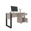 Techni Mobili Modern Style Industrial Storage, Grey Writing Desk