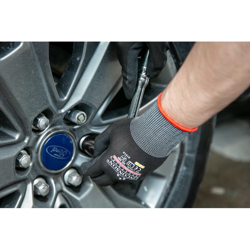 LINCONSON 20 Pack Ultimate Grip Construction Mechanic Work Gloves PU