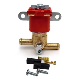 LPG GPL Petrol Diesel Fuel Gas Solenoid Shut Off Cut Off Valve Autogas Anti Theft Brass 12V