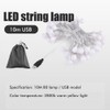Outdoor String Lights Waterproof USB Charging Patio Lights Hanging Decor