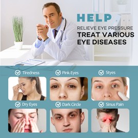 Ezona Heated Eye Mask, Warm Eye Compress Mask for Dry Eyes, USB Electric Eye Heating Pad with Temperature & Timer Control, Dry Eye Mask for Dry Eyes Blepharitis Sinus Migraine Stye MGD Puffiness Gray