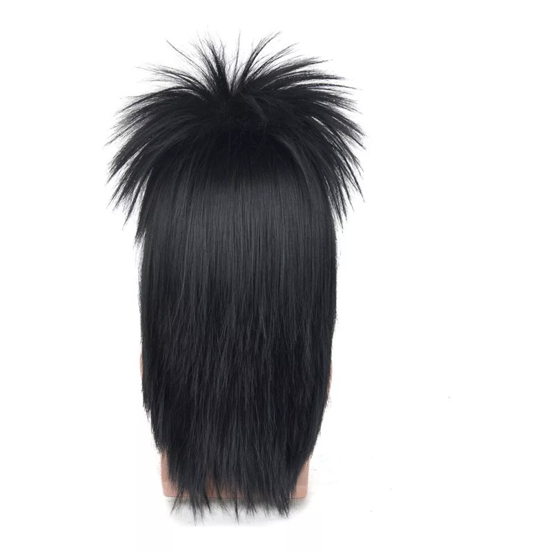 OEM Mullet Cher Glam Rock-rocker Cospl, Largo, Negro, De Los