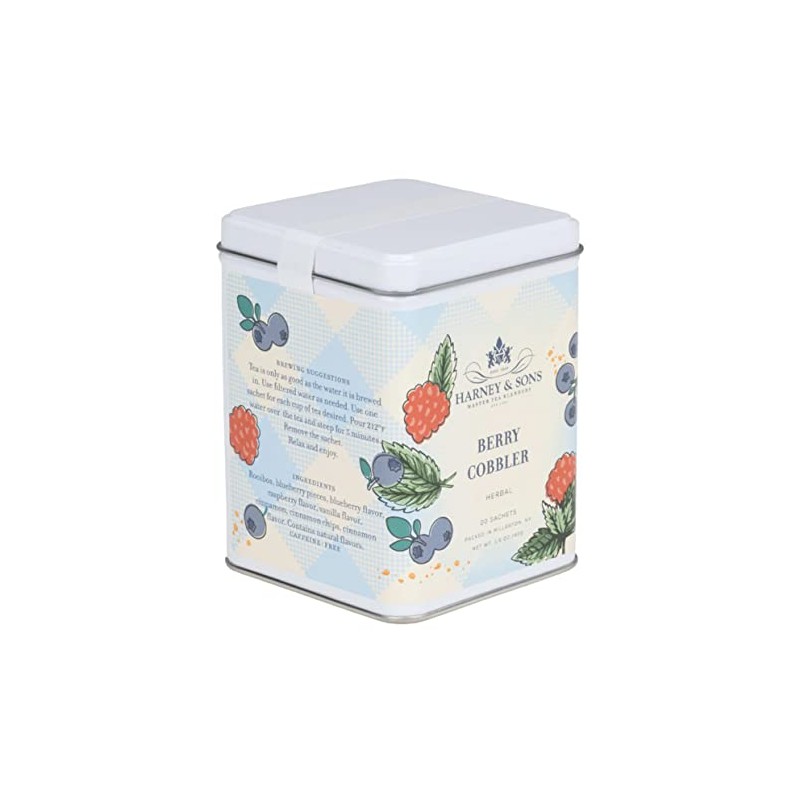 Harney & Sons Berry Cobbler Tea, Tin of 20 sachets,