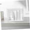 Vaguelly 6pcs Transparent Portable Makeup Bags Compact Travel Organizers Handheld