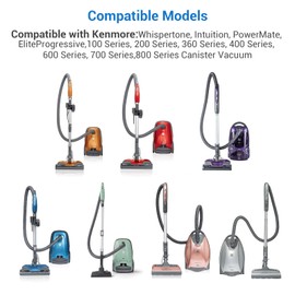 14 Pack Type Q/C Canister Vacuum Bags 53292 for Kenmore 600 Series 81214 81614 400 Series 81414 200 Series 81214 BC4002 Bagged Canister Vacuum Cleaner