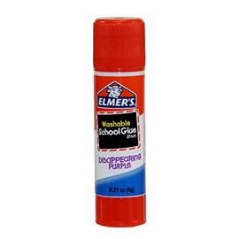 Elmer's Washable Disappearing Purple Glue Sticks, Acid Free, 6 Count (3 Pack)