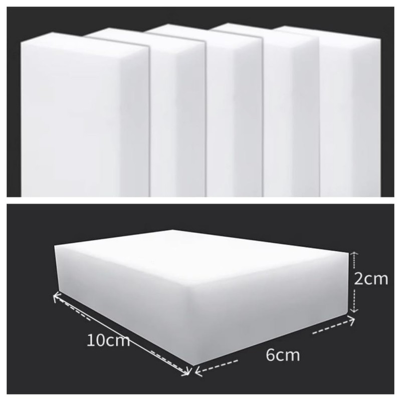 Esshogo 10 Pcs White Magic Sponge Eraser Dirt Proof Magic