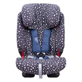 JYOKO Kids Car Seat Cover Compatible with Romer Advansafix, Evolva IV M, Cotton (Winter Sky, ADVANSAFIX IV-M-R)