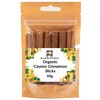 Organic Ceylon Cinnamon Sticks 50g by Manor Springs Organic