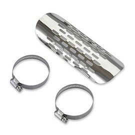 PLOT Maintenance Motorcycle Muffler Guard Track Punching Heat Guard Harley Outer Diameter 40-55 General Use PGR0028