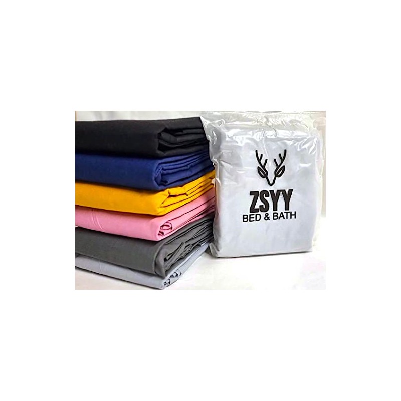ZSYY Breathable, Anti Wrinkle, Durable | 40cm Deep Pocket Fitted