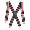 Aulola® Mens X Shape Braces Adjustable and Elastic Suspenders with