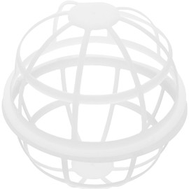 FRCOLOR Protector de Gorras de Plástico Blanco 2piezas para Lavadora, Jaula para Lavar Gorras Que Protege y Mantiene la Forma, Adecuado para Limpieza y Almacenamiento