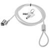 SecurityXtra - NoteSaver Slim- Laptop Security Cable, 4mm - White