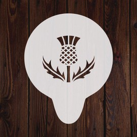 Thistle Stencil. Flexible Mylar Durable Reusable Stencils For Decorating Baking Or Crafts