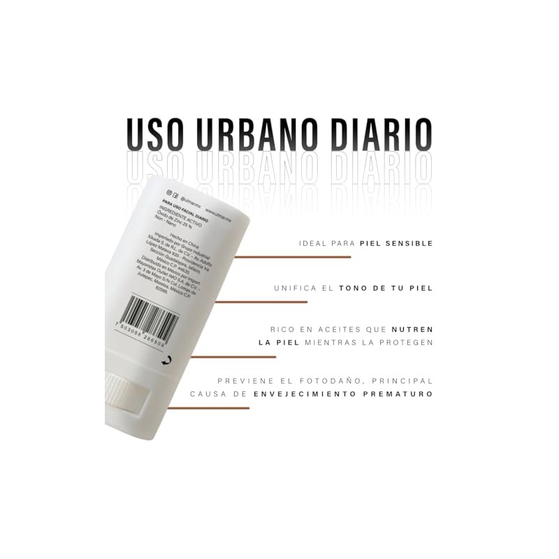Ulmar Protector Solar Facial Mineral en Barra FPS30 UVA +