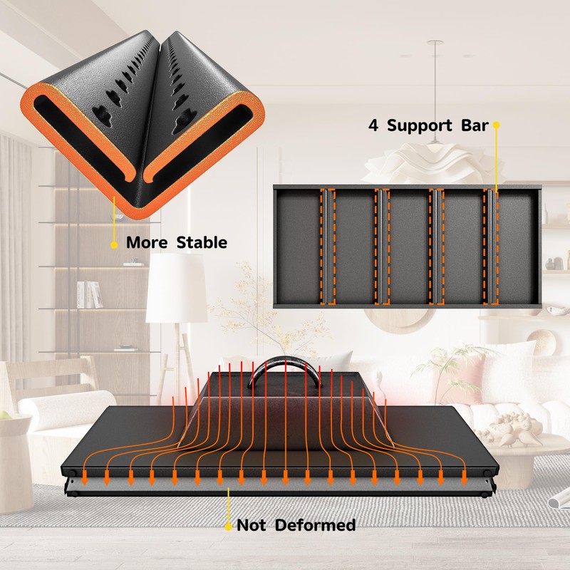 SUPPNEED Steel Metal Utility Garage Shelves: 48''W 1,500Lbs Heavy Duty