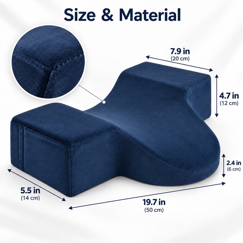 Lash Pillow for Eyelash Extensions – Memory Foam U-Shaped Headrest